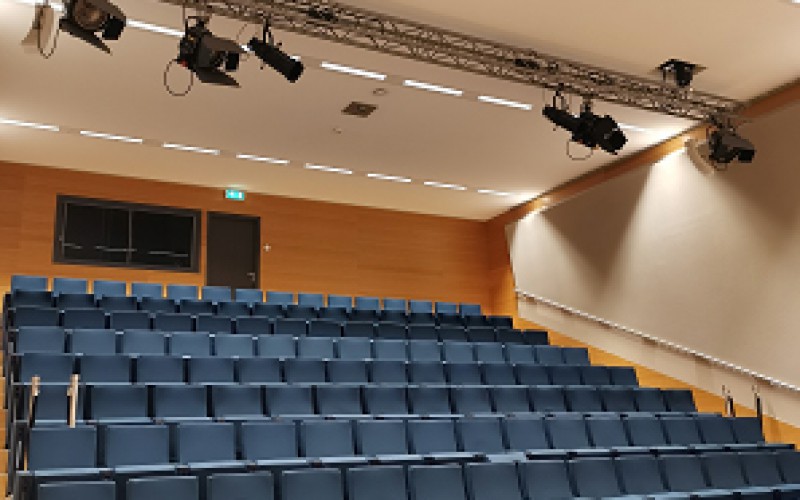 Auditorium in het Heijmans hoofdkantoor