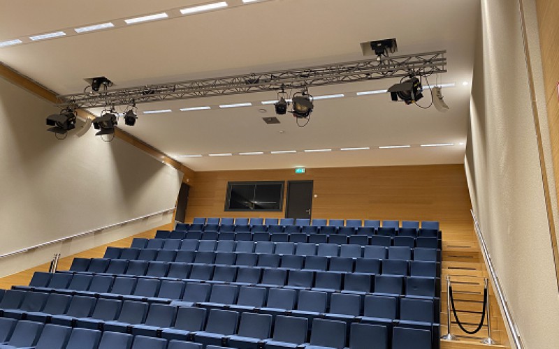 Auditorium in het Heijmans hoofdkantoor